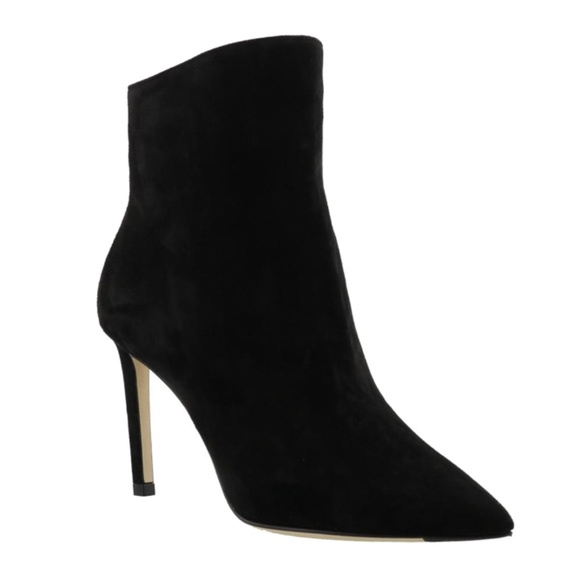 Jimmy Choo Helaine Black Suede Ankle Boots - Picture 1 of 4